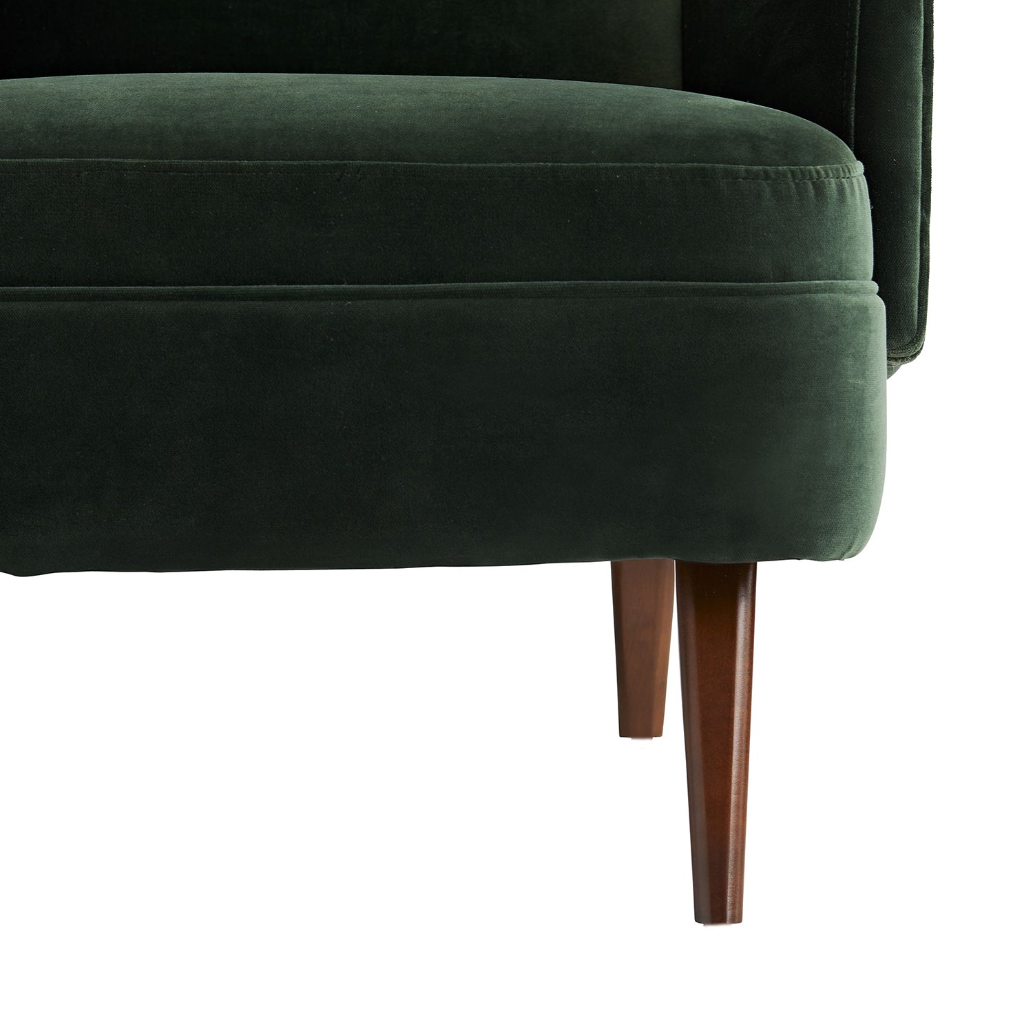 Arteriors Budelli Forest Velvet Wing Chair