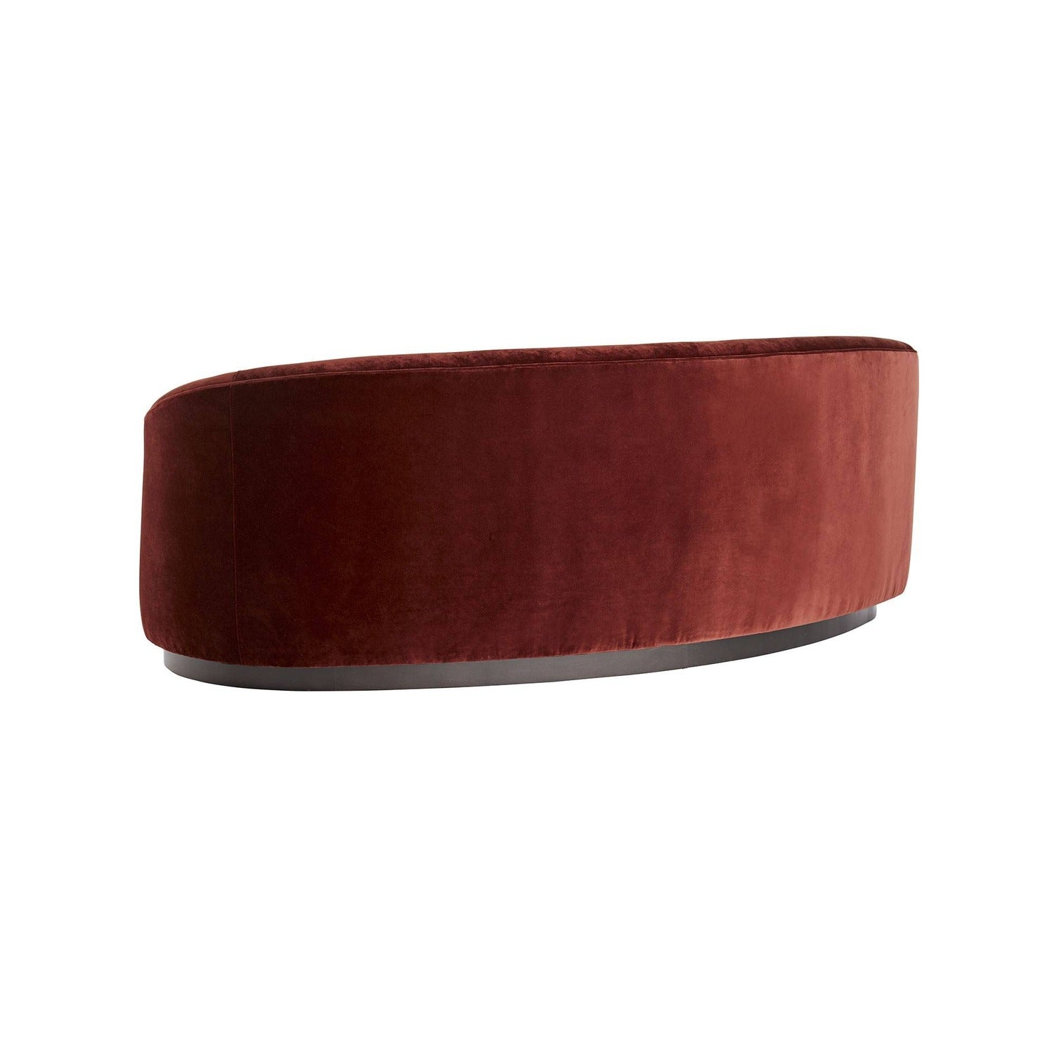 Arteriors Turner Paprika Velvet Small Sofa