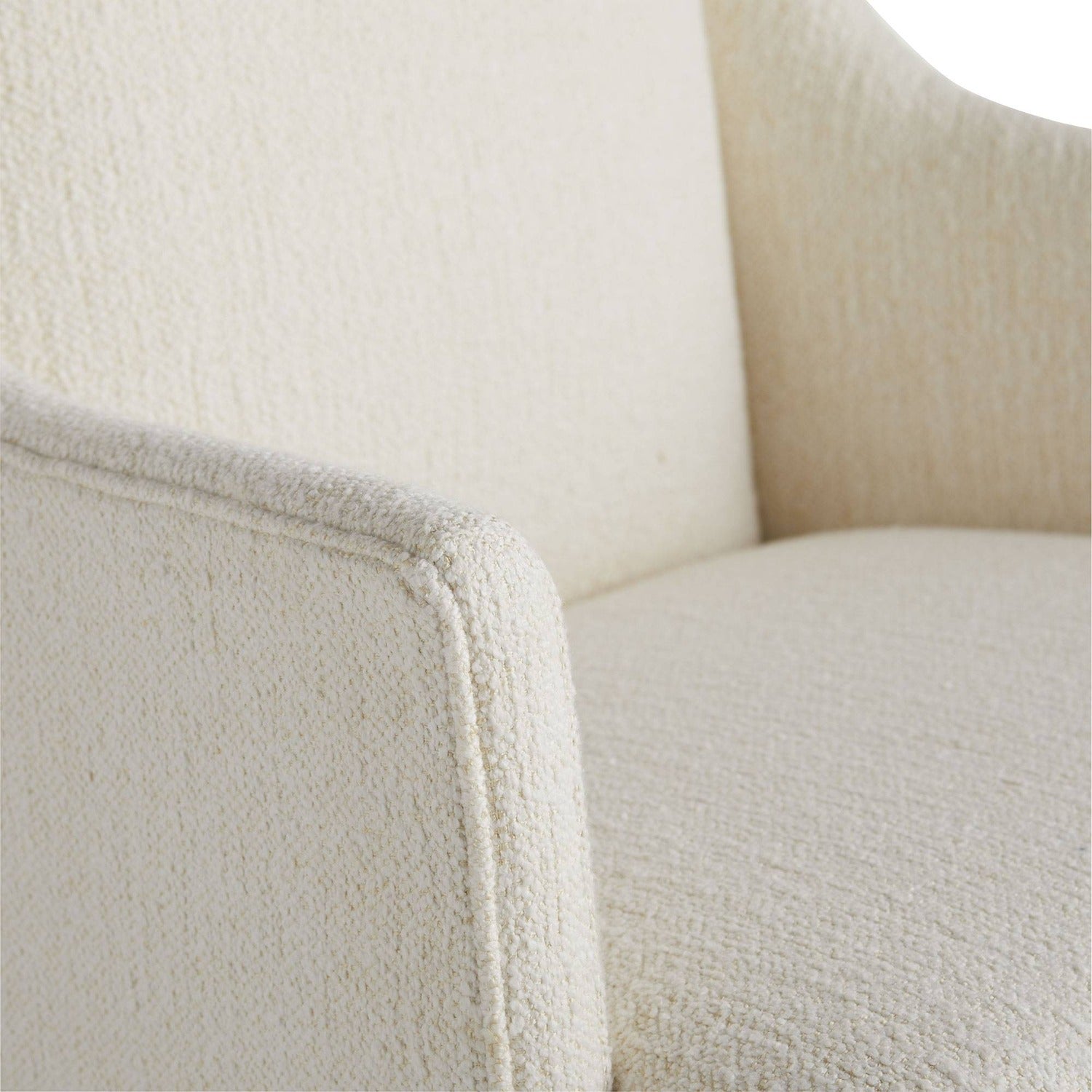 Arteriors Budelli Cloud Boucle Gray Ash Wing Chair