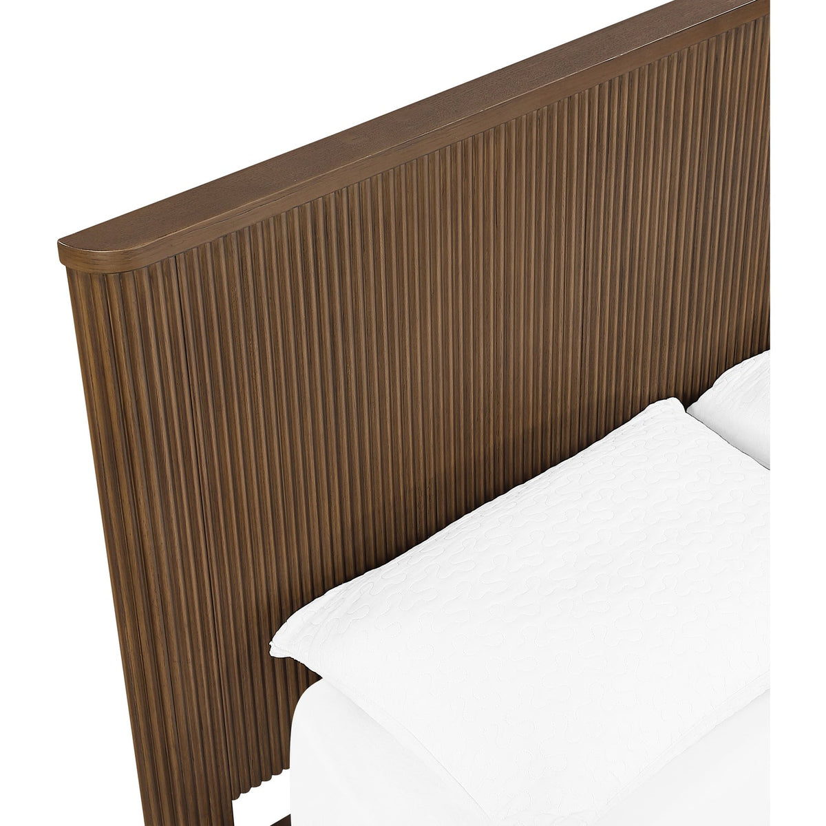 Astrid Brown Solid Wood And Oak Veneer Bed