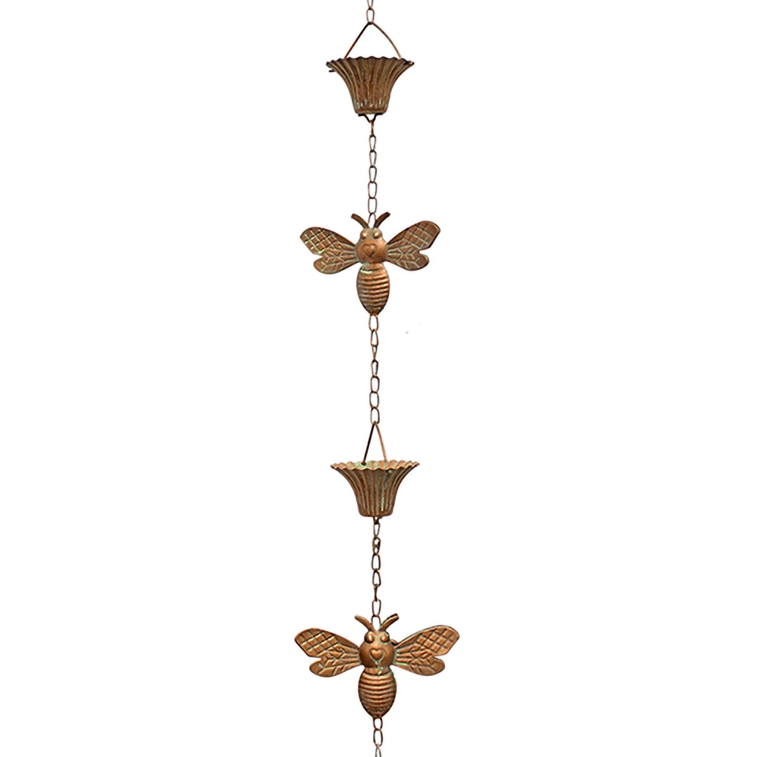 Iron Bumble Bee Rain Chain