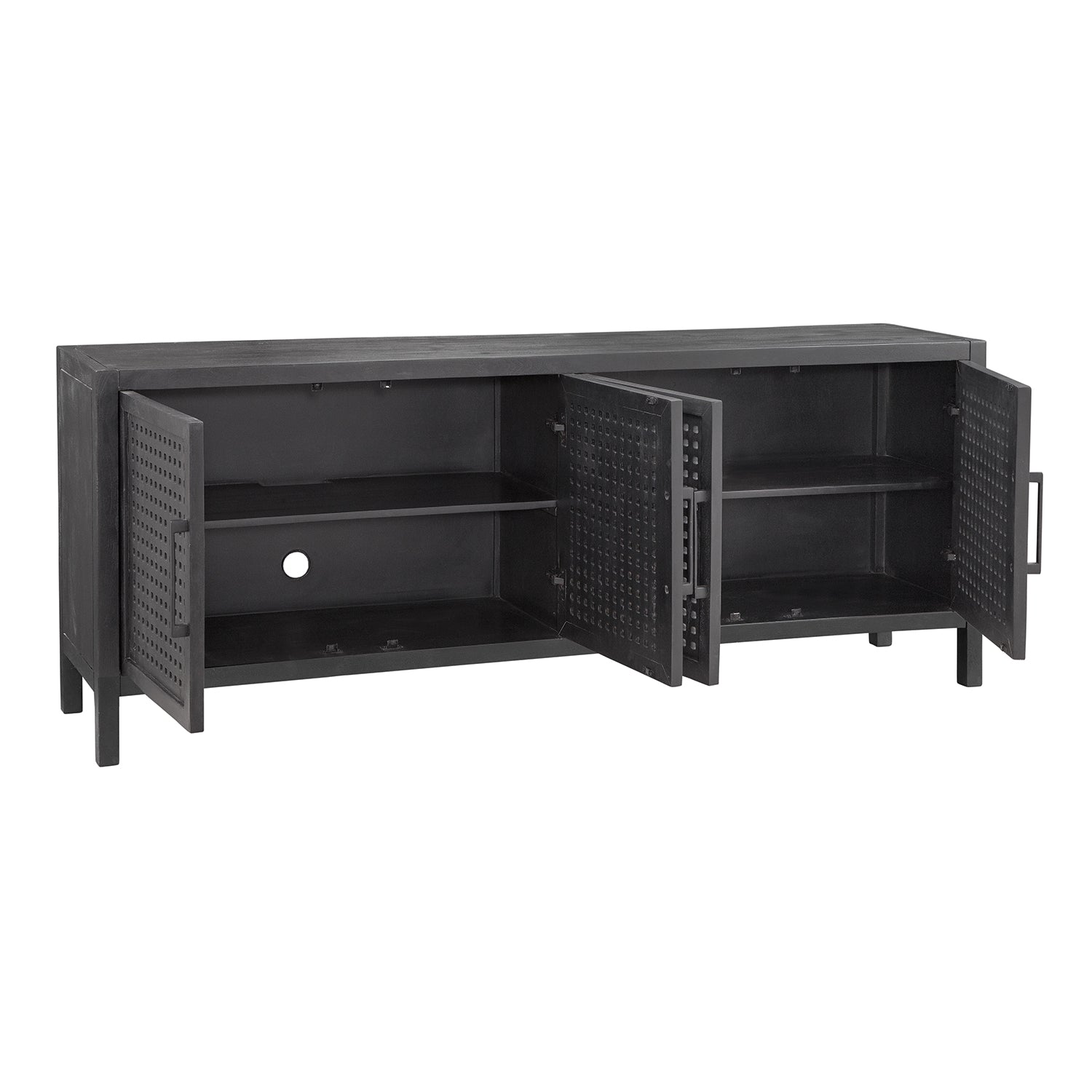 Bassett Mirror Pentak Black Server