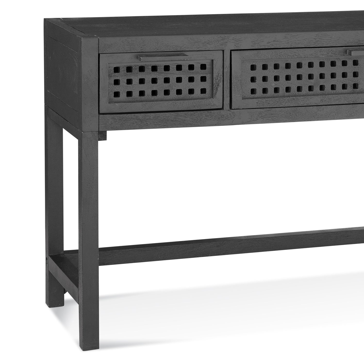 Bassett Mirror Pentak Black Console Table