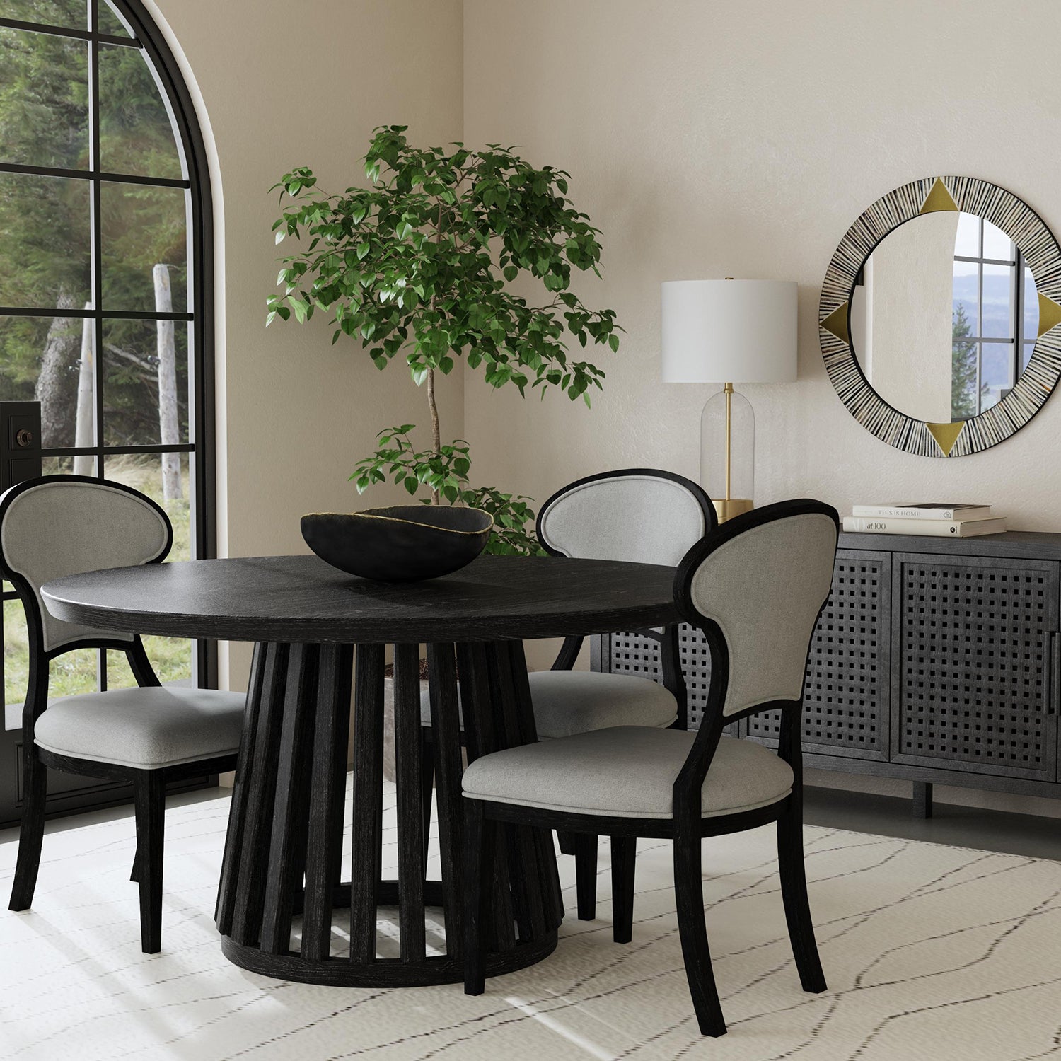 Bassett Mirror Mateo Dining Chair Set of 2