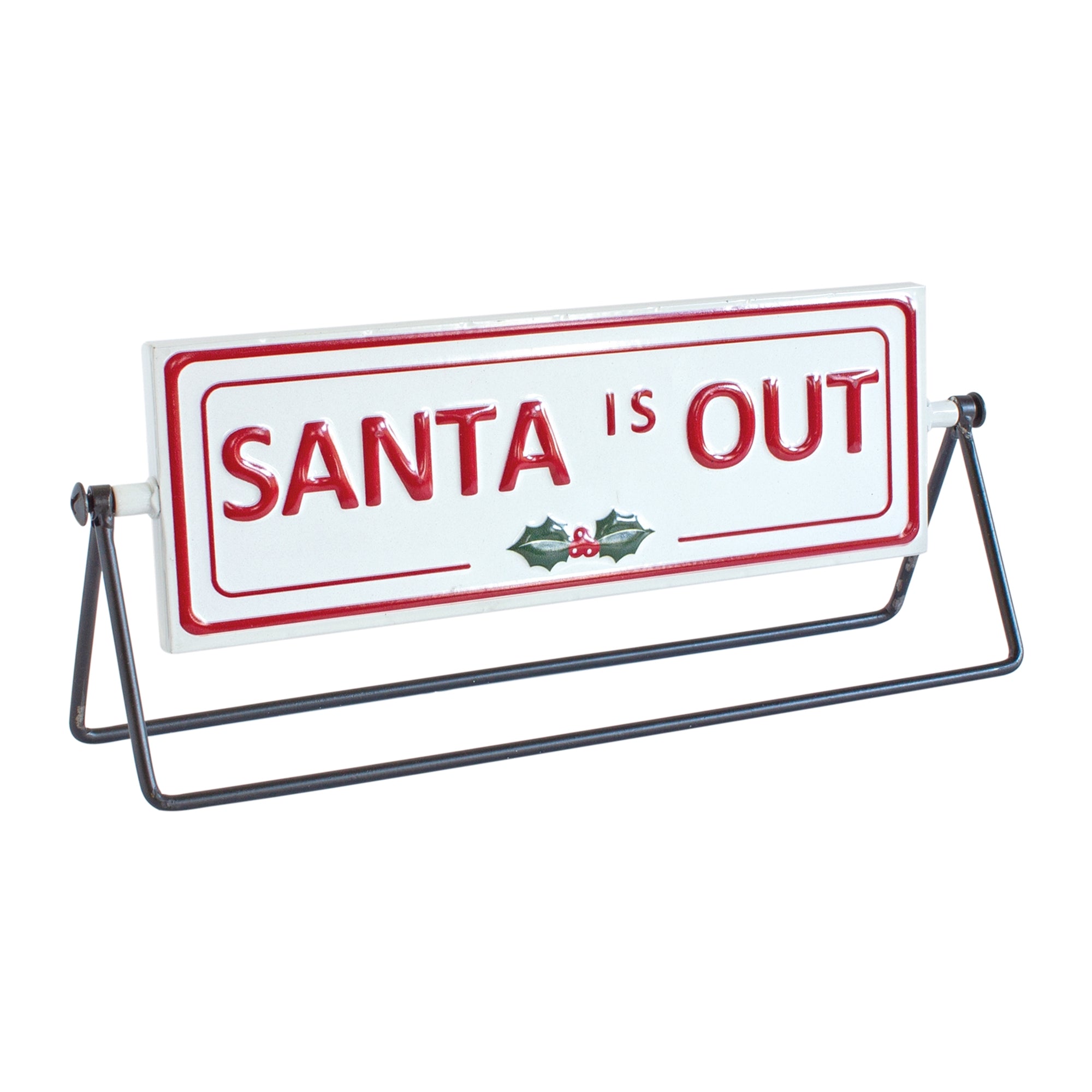 Reversible Christmas Sentiment Table Sign Set of 2
