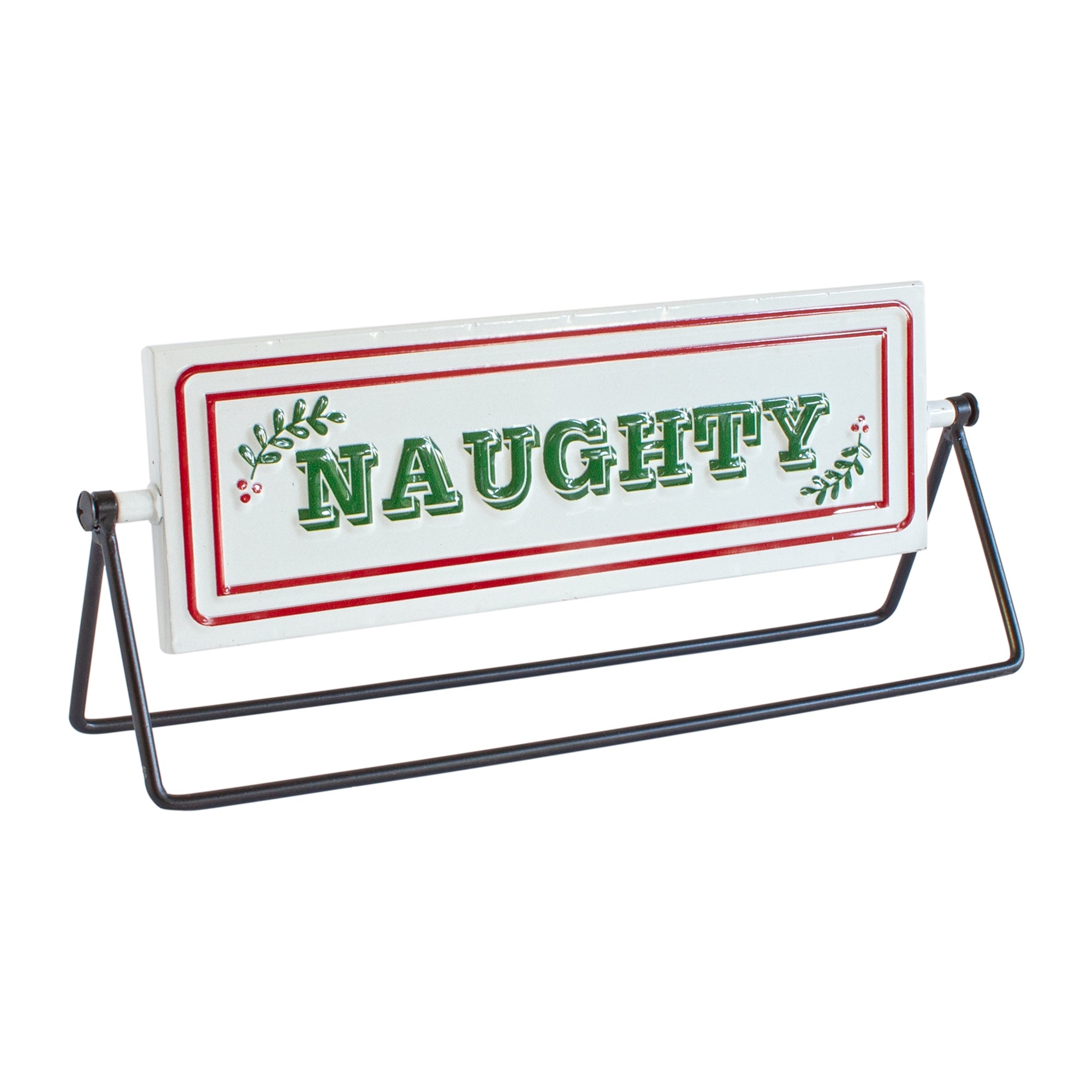 Reversible Christmas Sentiment Table Sign Set of 2