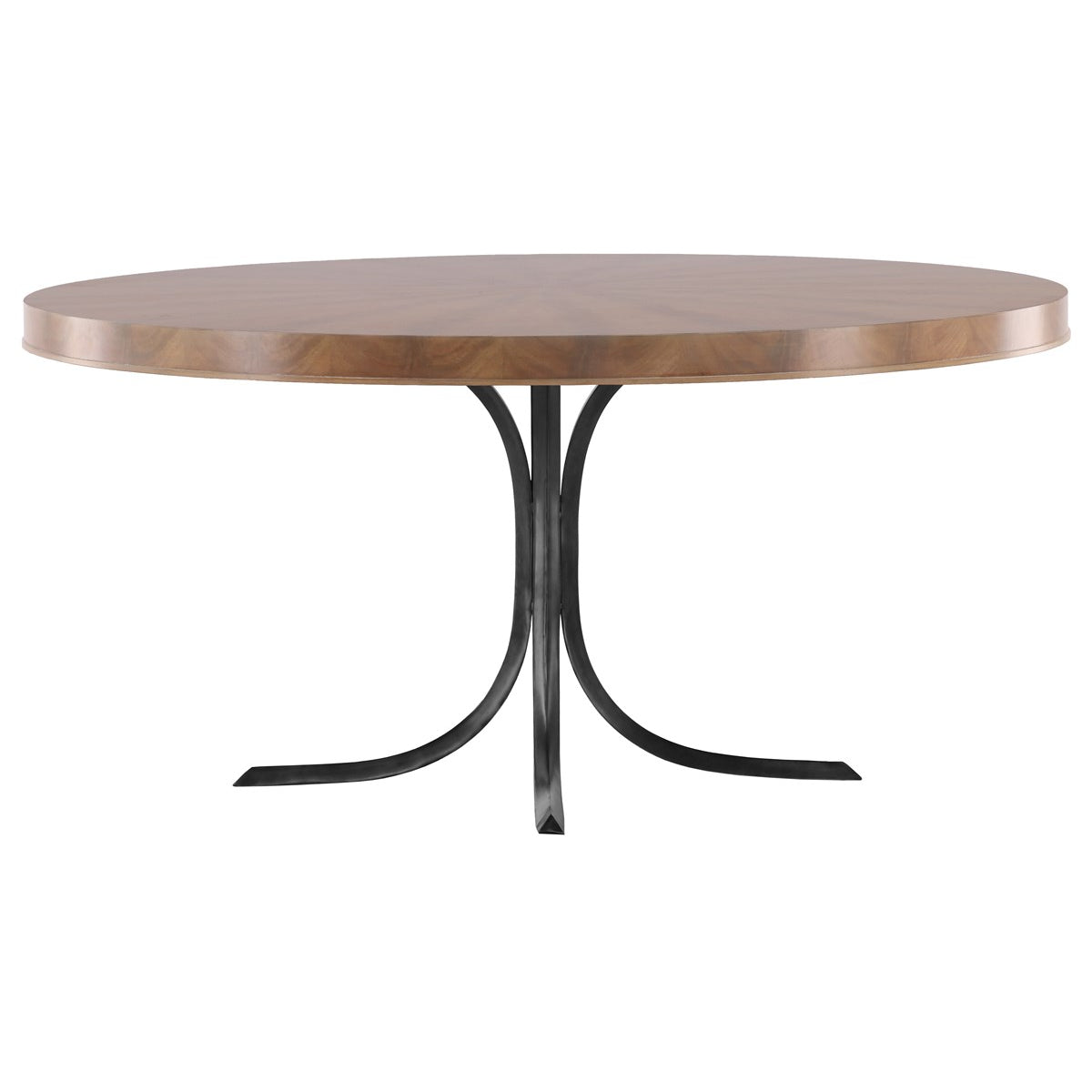 Vanguard Furniture Rendition Mocha with Oil Rubbed Steel Dining Table
