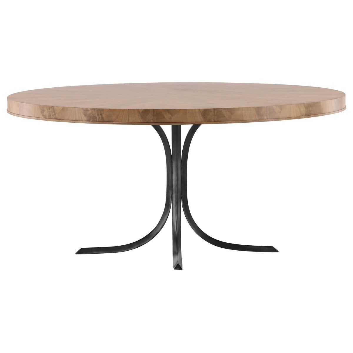 Vanguard Furniture Rendition Mocha with Oil Rubbed Steel Dining Table