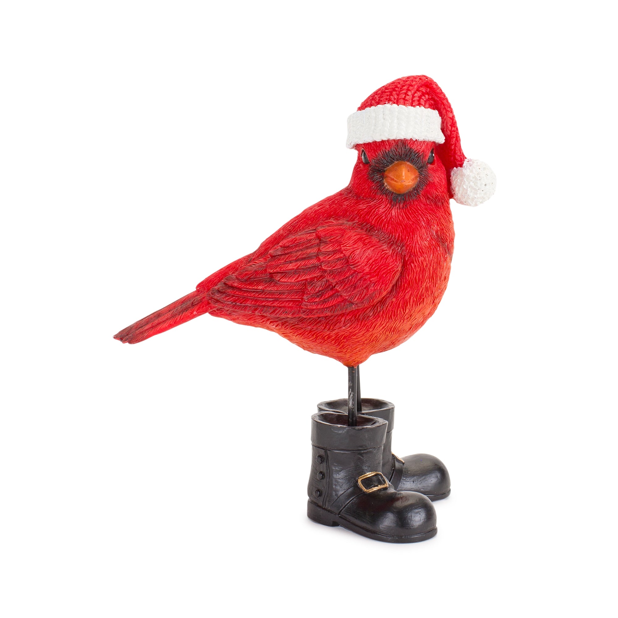 Winter Cardinal Bird Figurine Set of 3