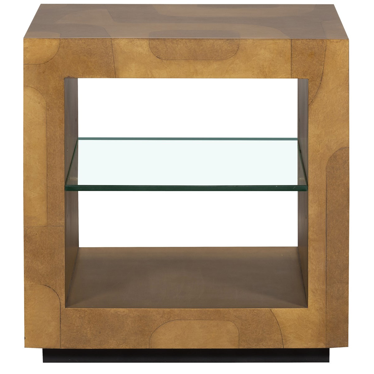 Vanguard Furniture Calder Dual Tone Brass Lamp Table
