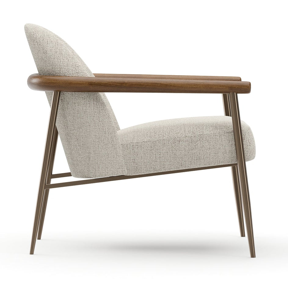 Caracole Altura Oatmeal Lounge Chair
