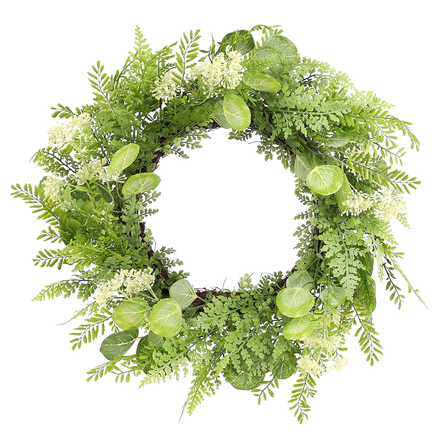 Mixed Fern Foliage Wreath