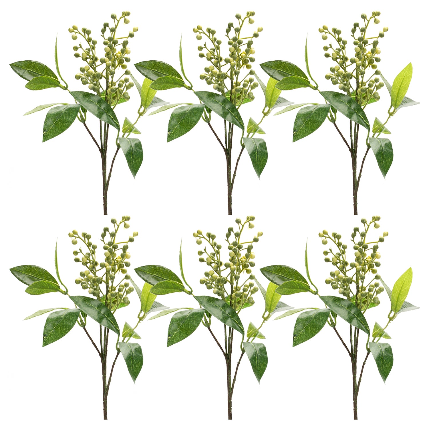 Berry Foliage Spray Set of 6