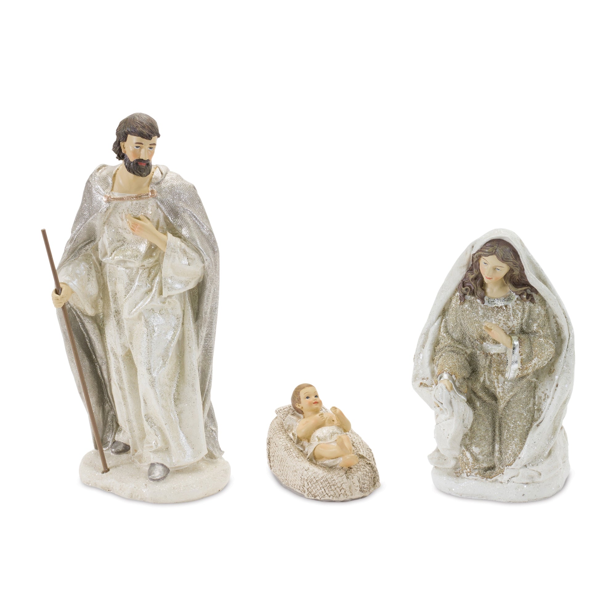 Holy Family Nativity Sculptures Set of 3