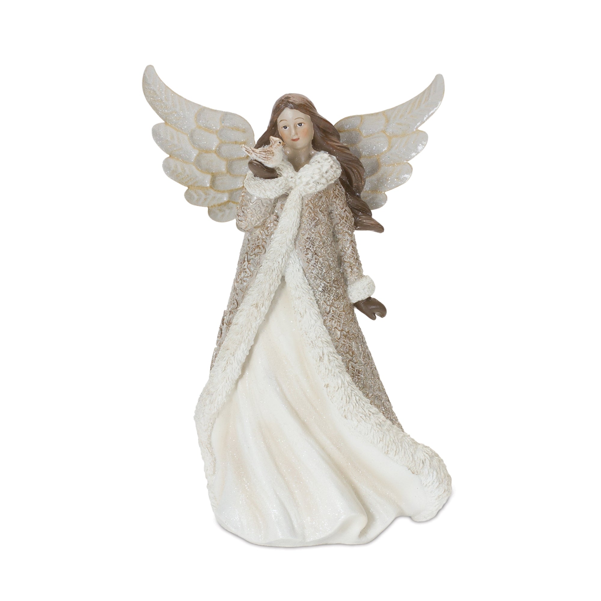 Winter Angel Figurine Set of 2
