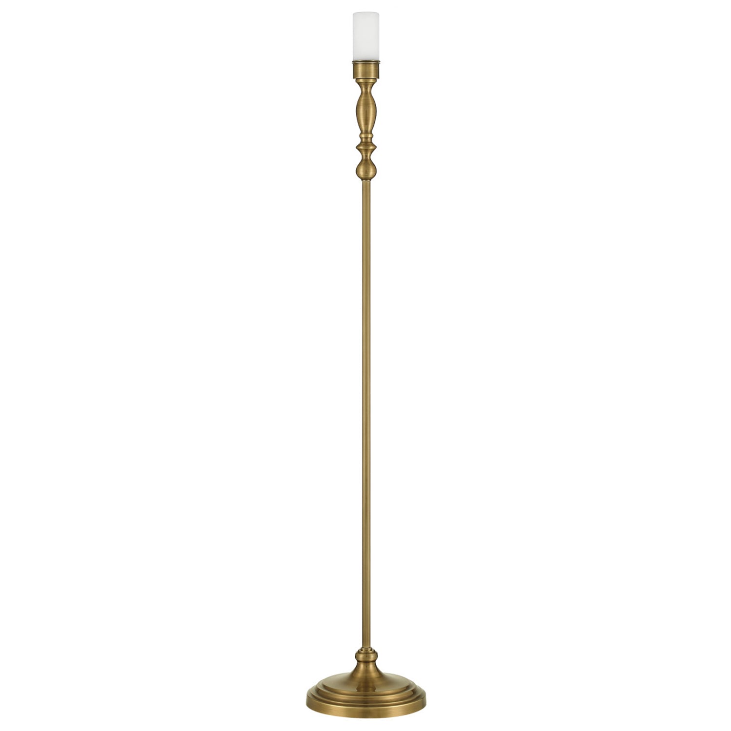 Currey & Co Viaggio Antique Brass Cordless Floor Lamp