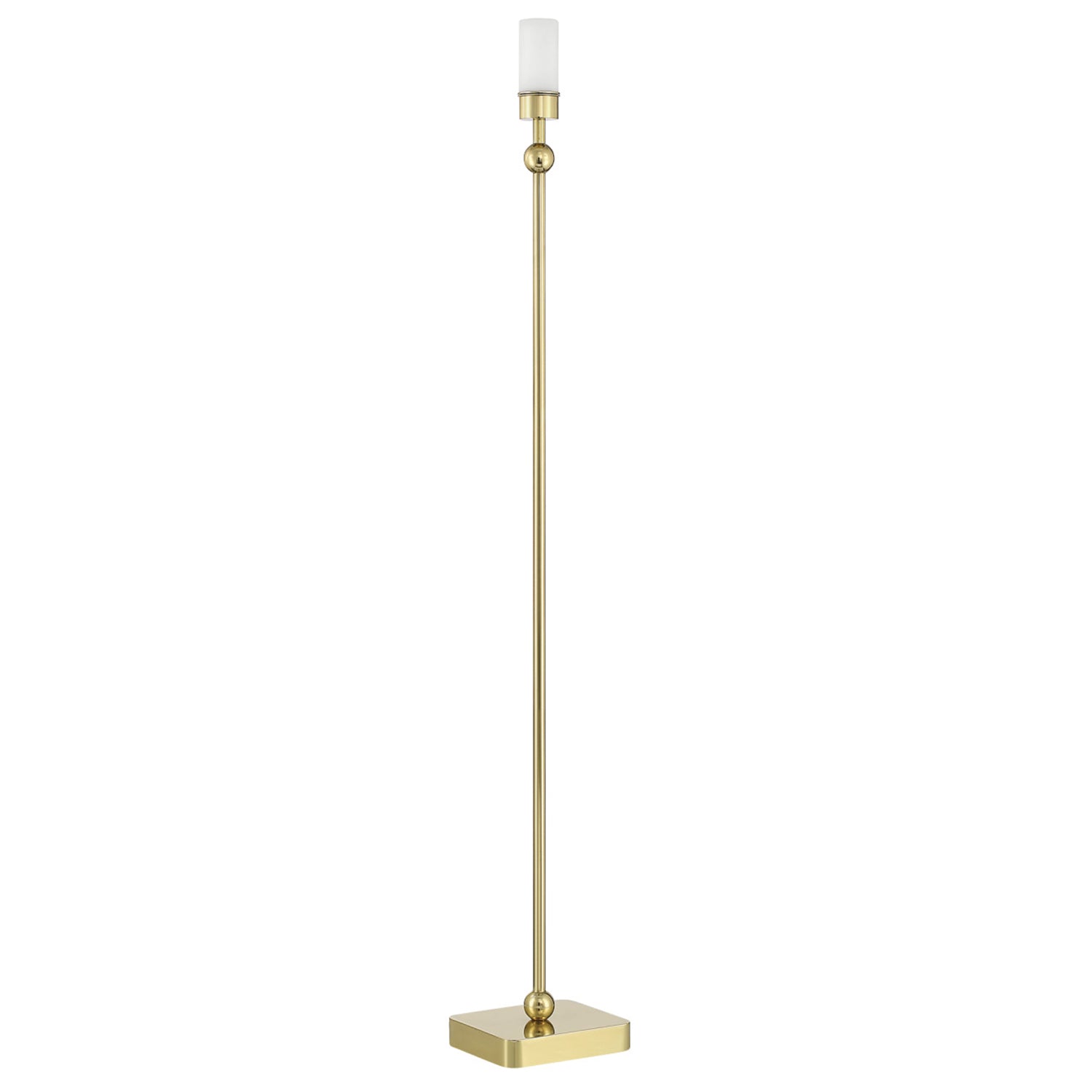 Currey & Co Gadabout Brass Cordless Floor Lamp