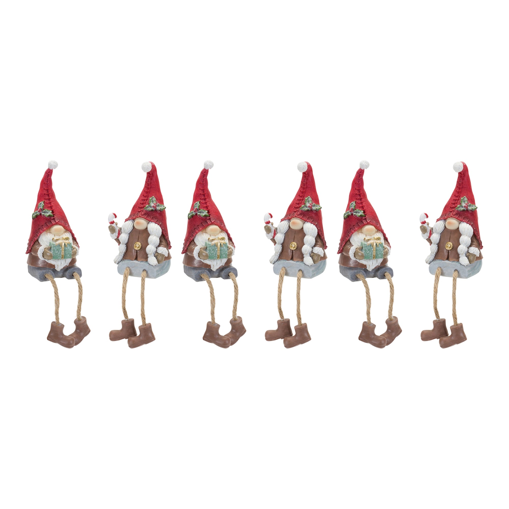 Winter Gnome Sculpture Set of 2