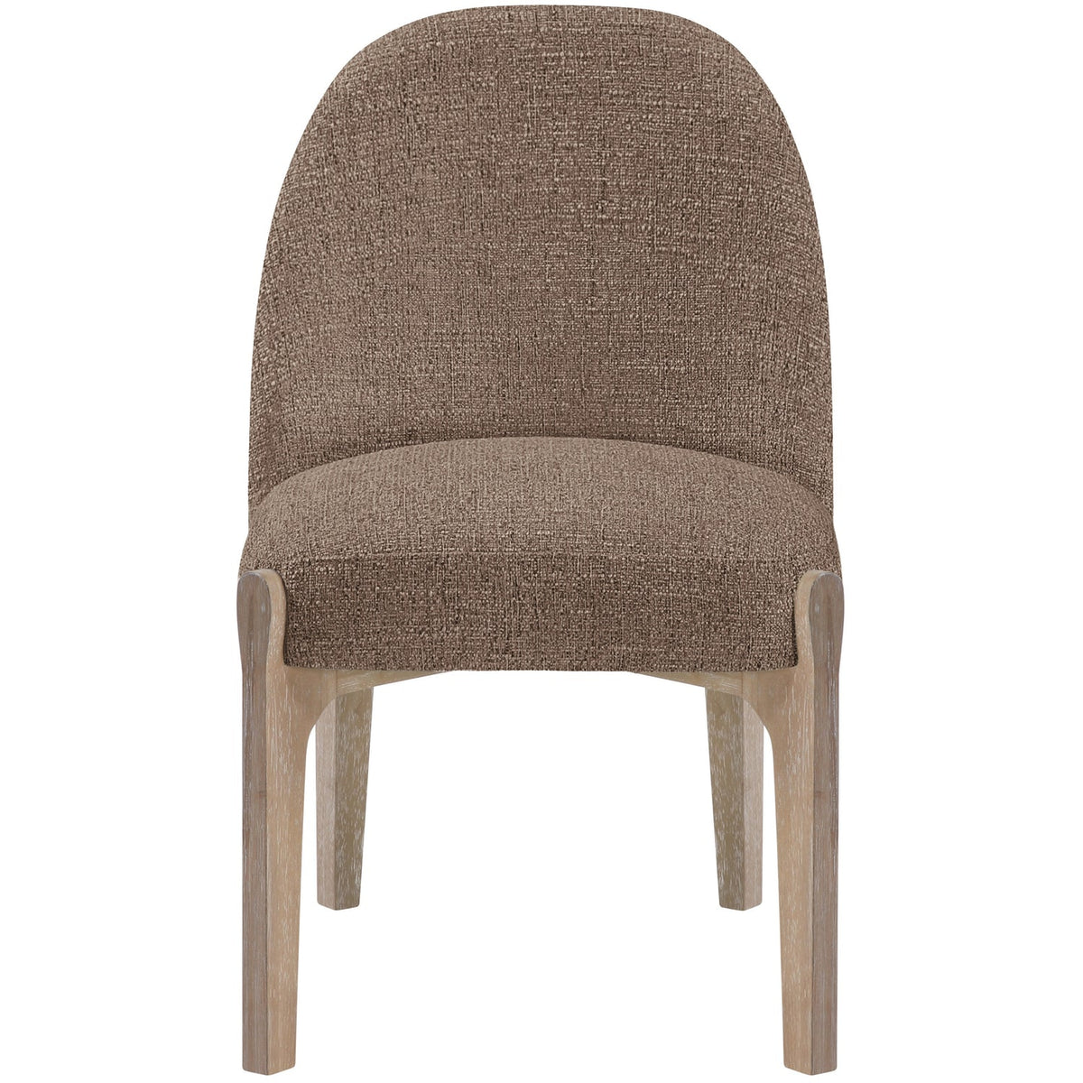 Torino Brown Fabric Upholstered Dining Chair Set of 2