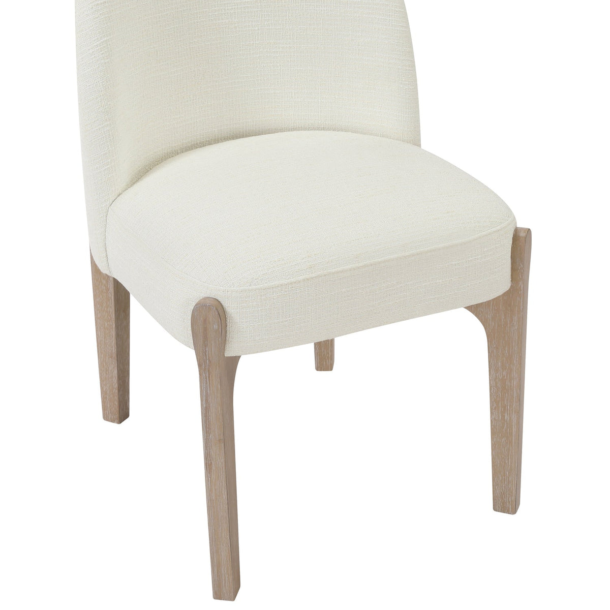 Torino Cream Fabric Upholstered Dining Chair Set of 2