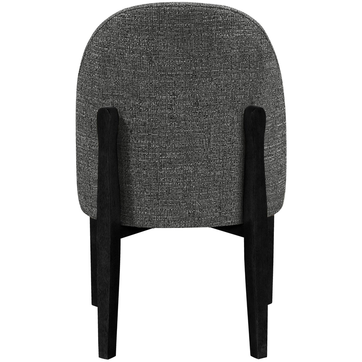 Torino Black Fabric Upholstered Dining Chair Set of 2