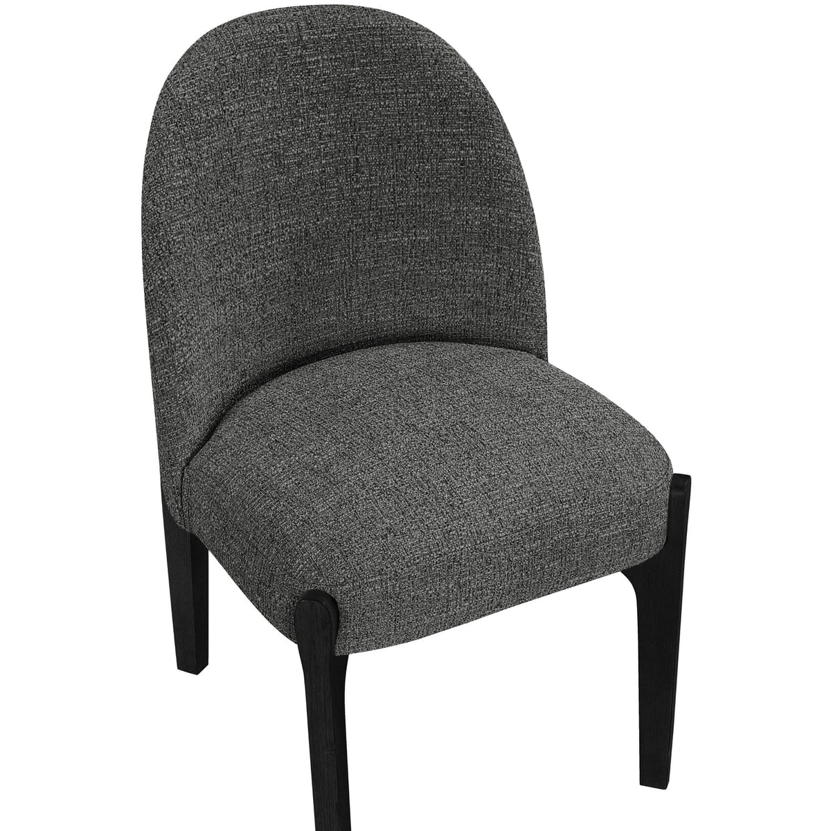 Torino Black Fabric Upholstered Dining Chair Set of 2