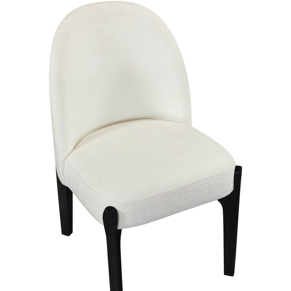 Torino Cream Fabric Upholstered Dining Chair Set of 2