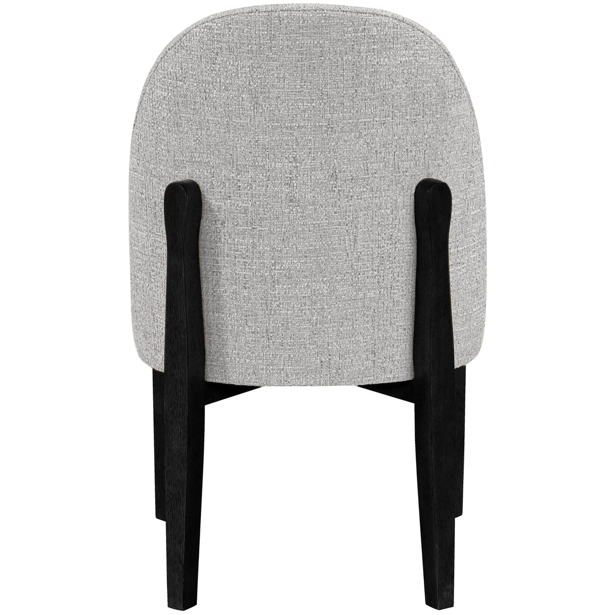 Torino Grey Fabric Upholstered Dining Chair Set of 2