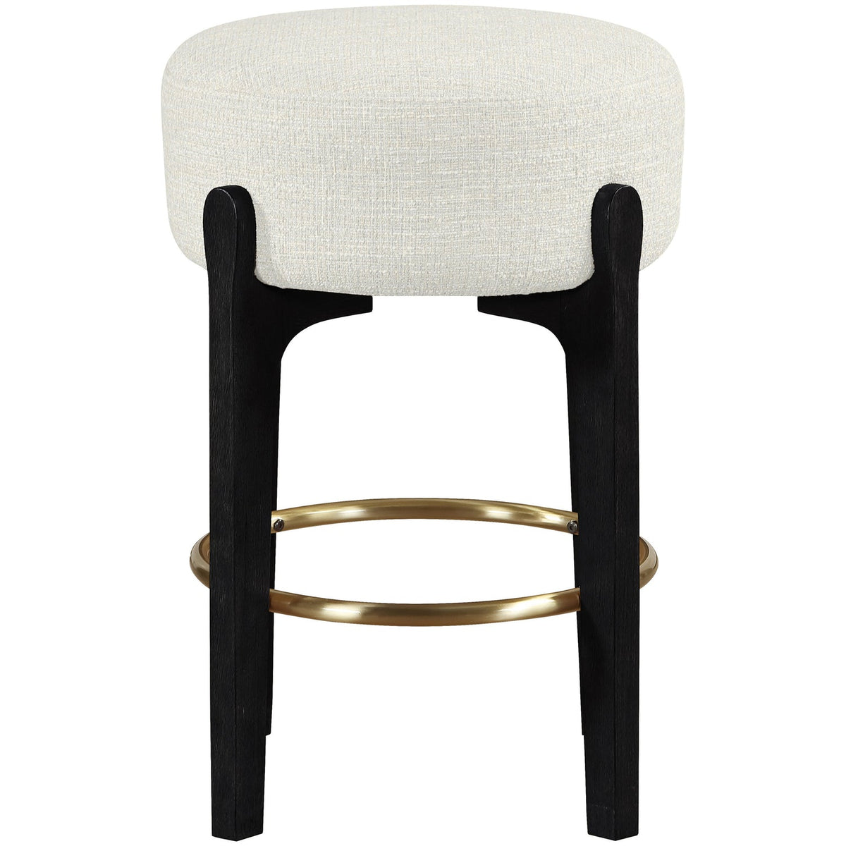 Torino Cream Fabric Upholstered Counter Stool Set of 2
