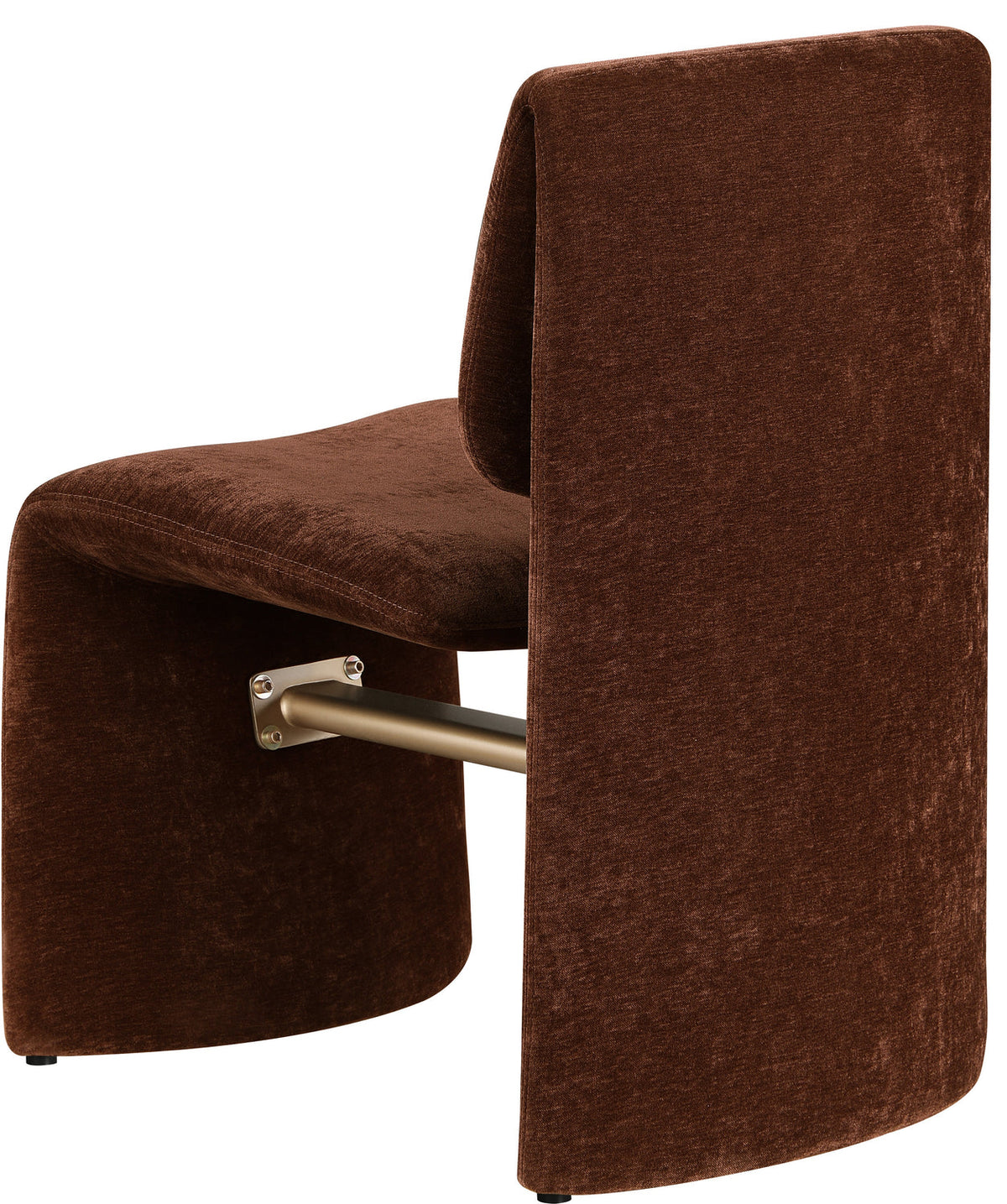 Slique Burgundy Performance Fabric Upholstered Dining Chair Set of 2