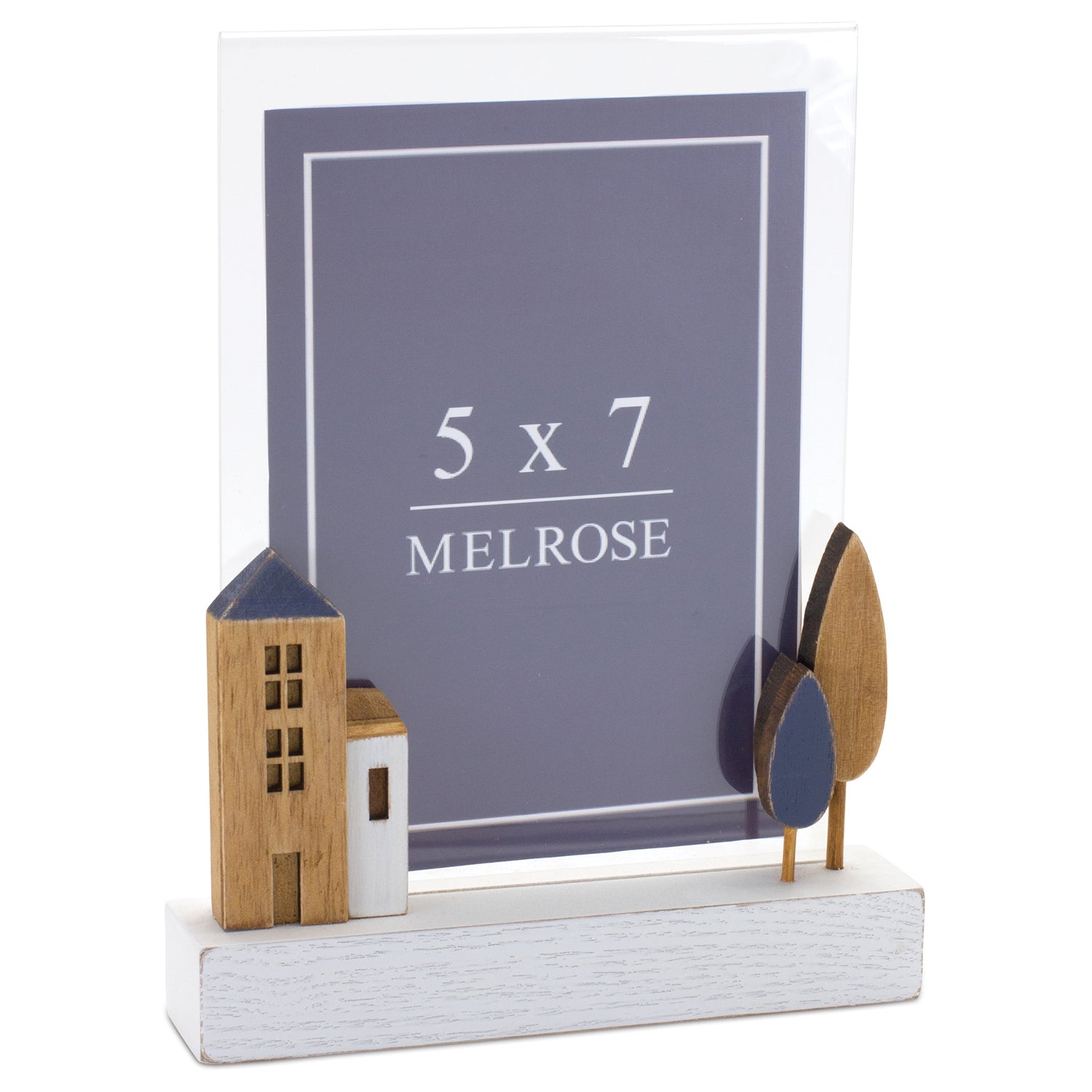 Wood Tabletop Photo Frame Set of 2