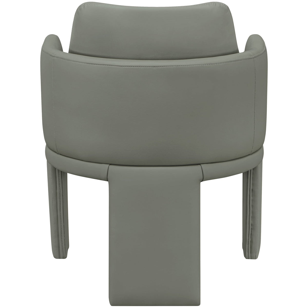 Vanda Olive Vegan Leather Upholstered Dining Chair Set of 2