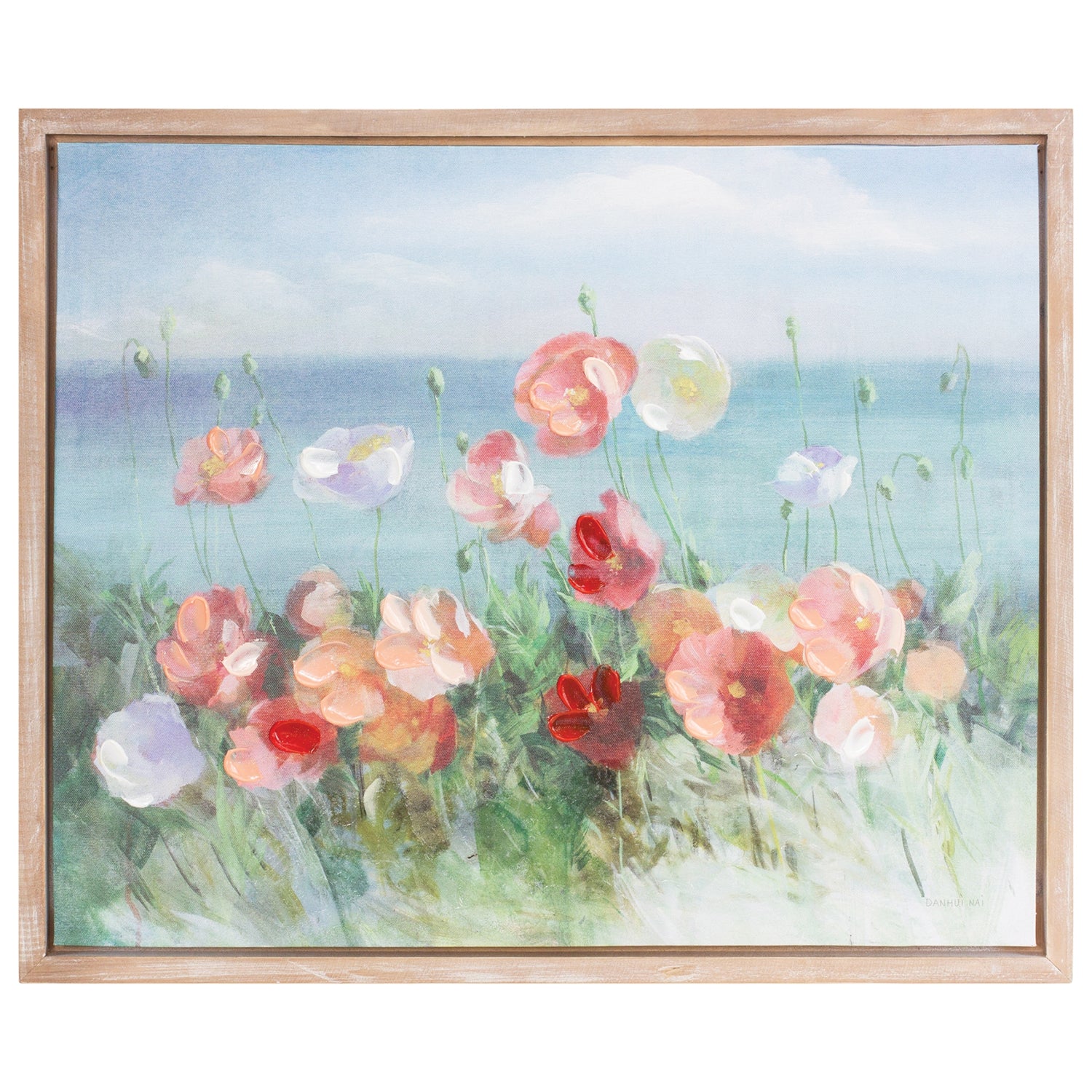 Framed Floral Canvas Art