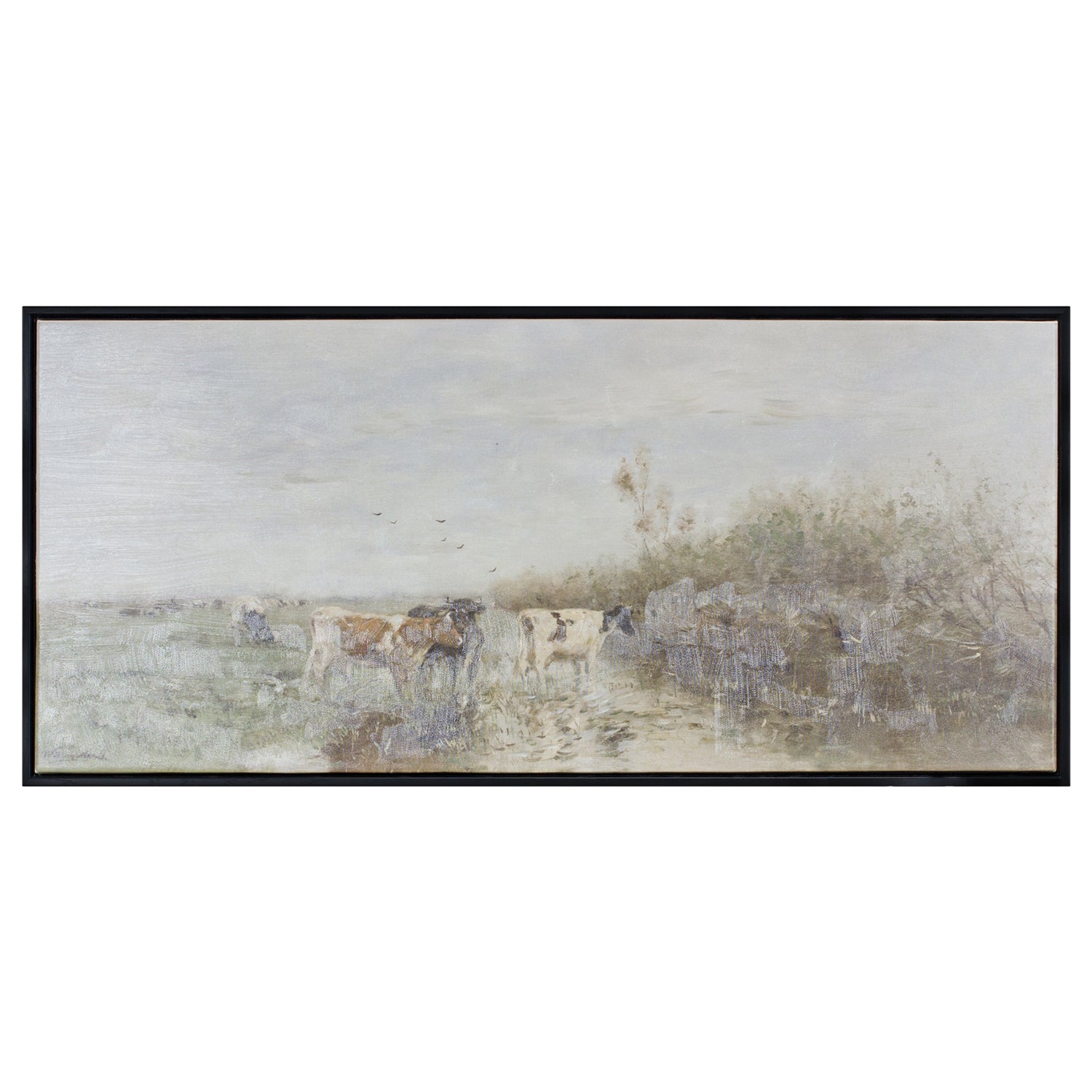 Framed Farm Canvas Wall Art