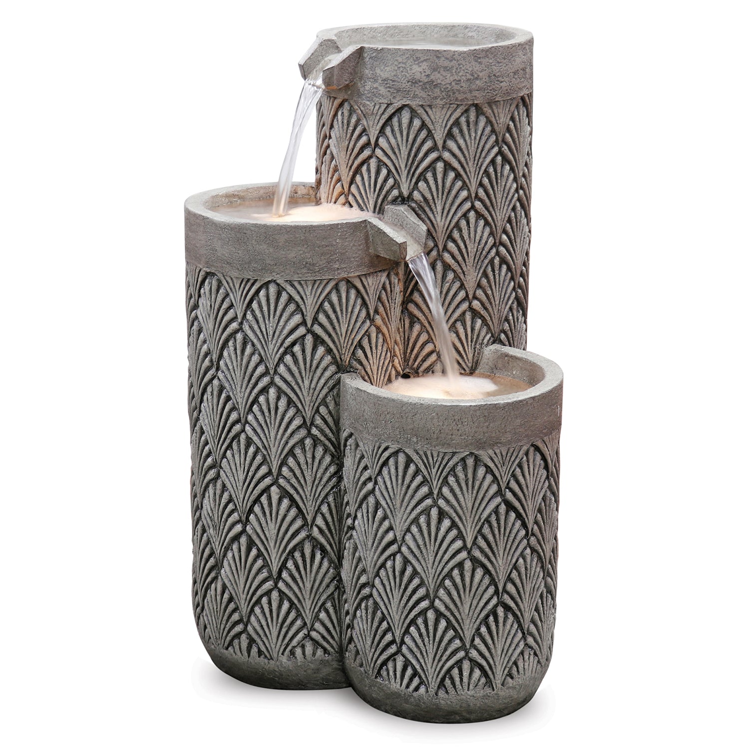 Stone Cascading Bowl Fountain