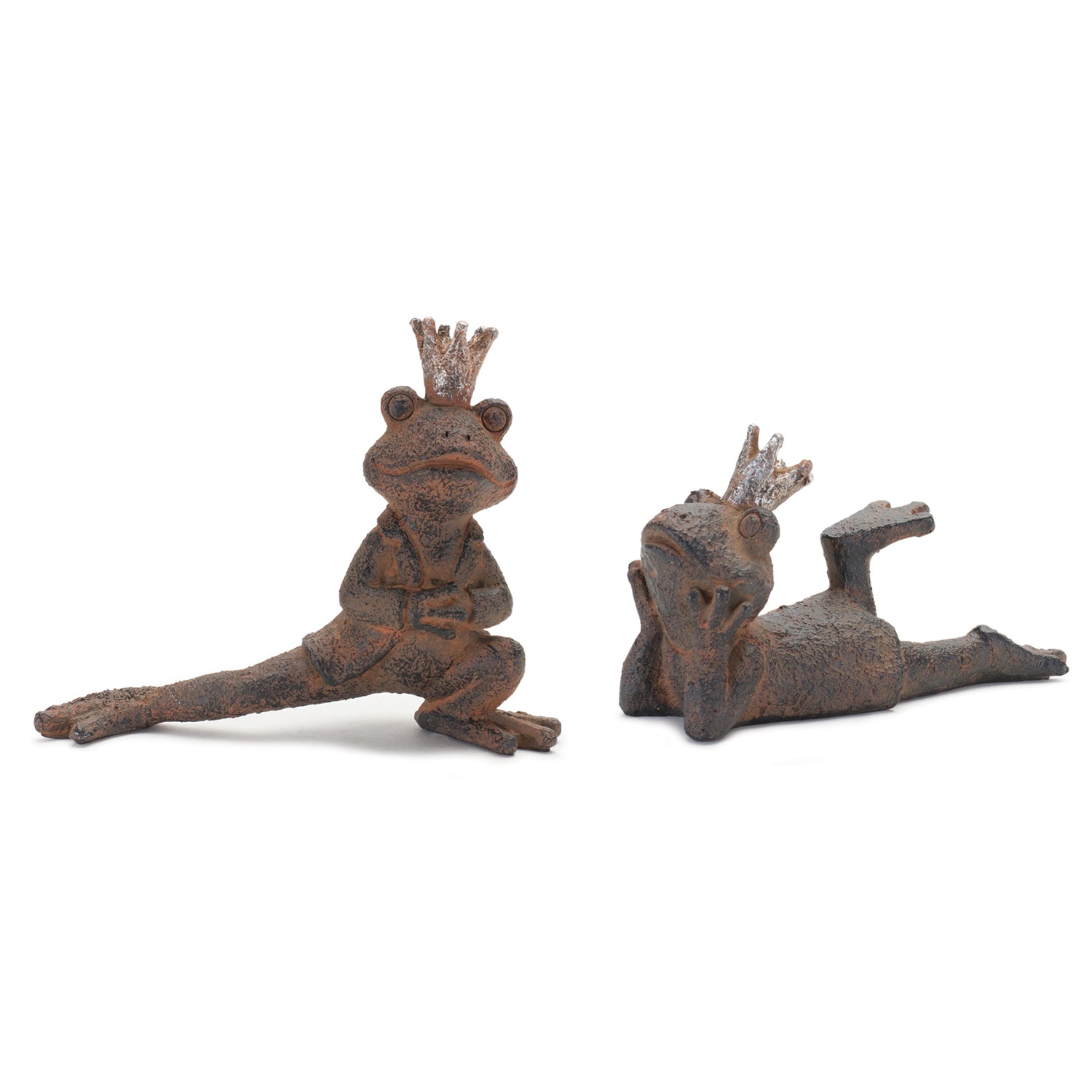 Royal Lounging Frog Figurine Set of 6