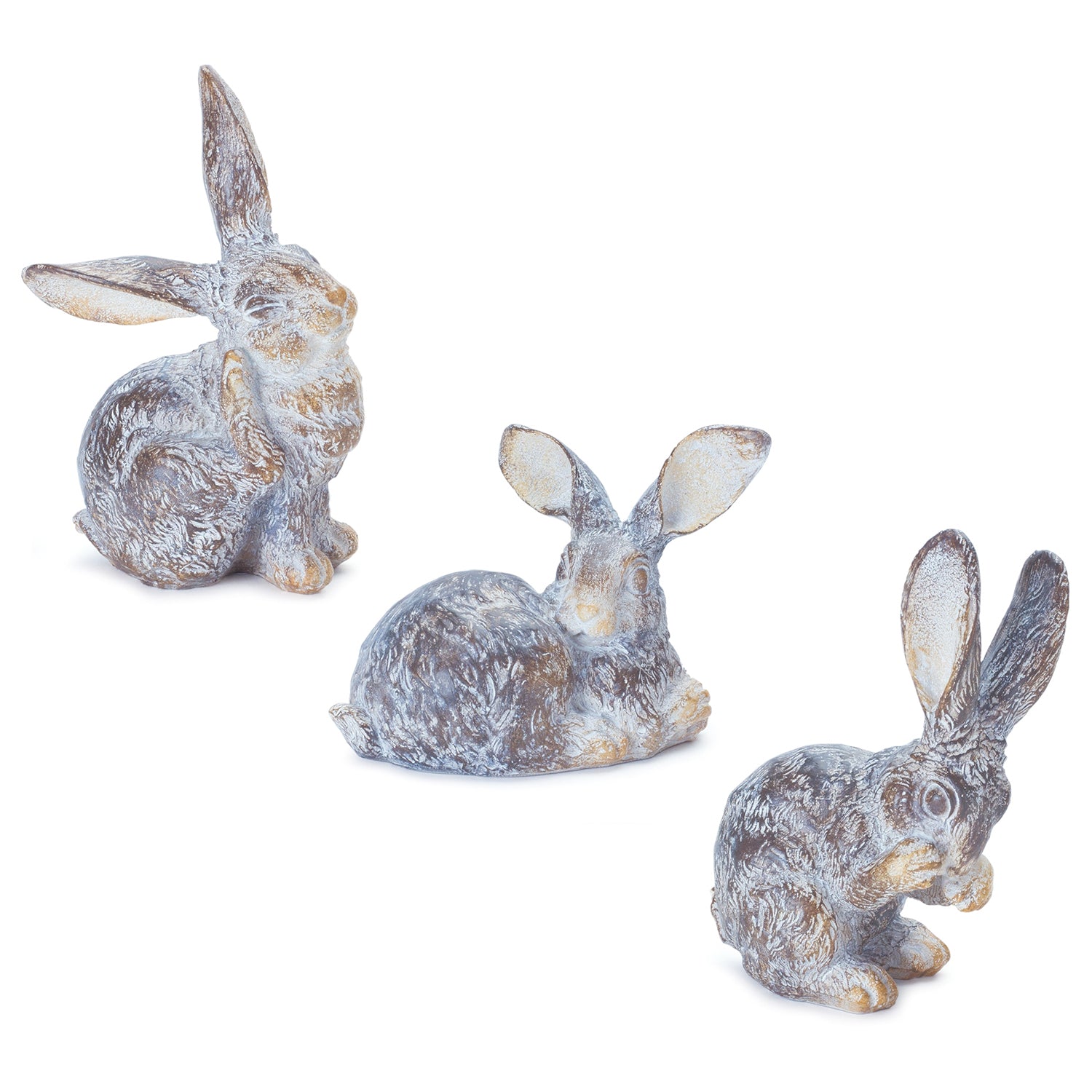 Garden Rabbit Figurine Set of 3