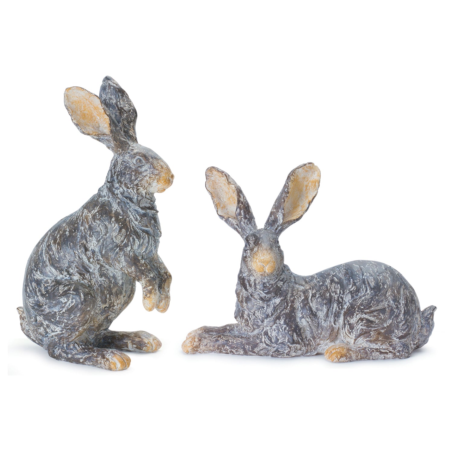 Garden Rabbit Figurine Set of 2