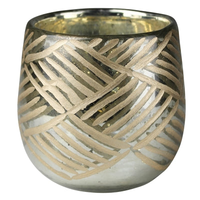 Diagonal Cut Votive Holder Set of 4