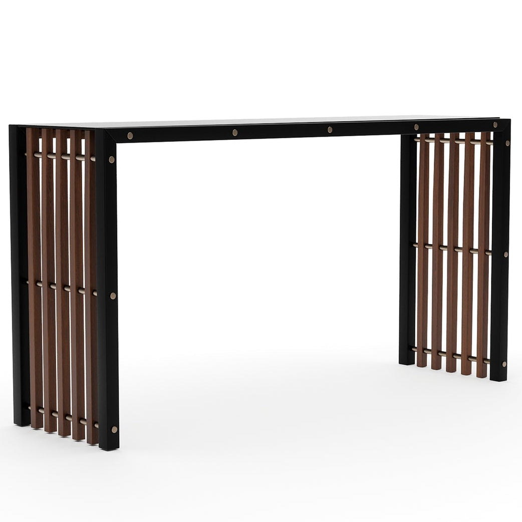 Caracole Pinstripe Dark Console Table