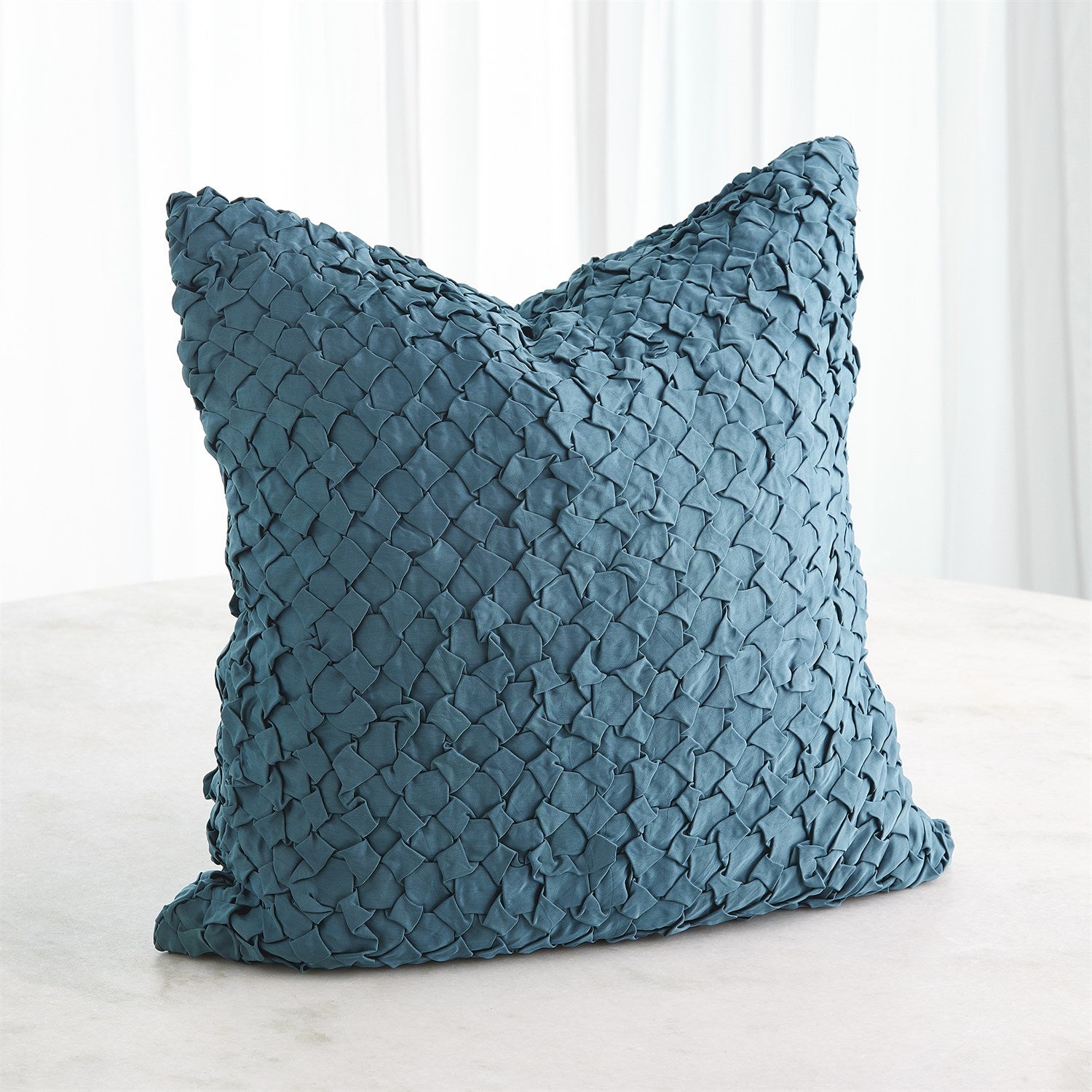 Global Views Diamond Ruche Pillow