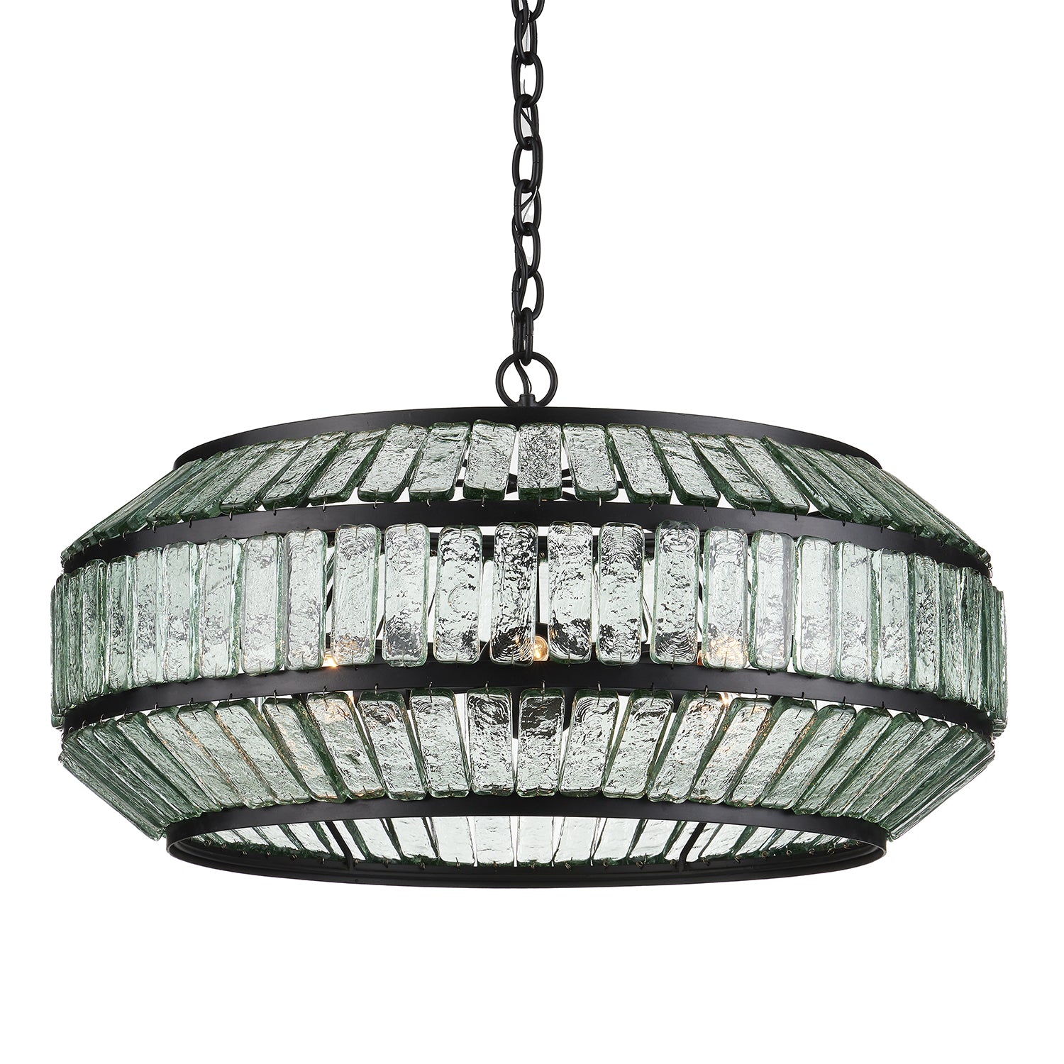 Currey & Co Centurion Recycled Glass Chandelier