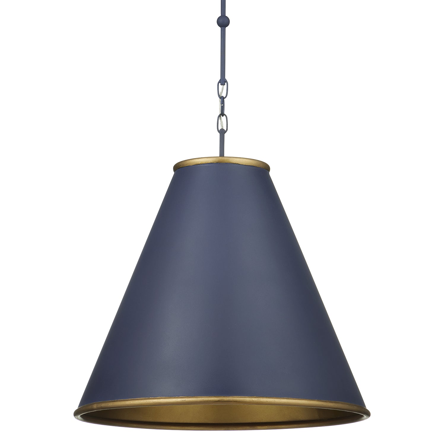 Currey & Co Pierrepont Blue Large Pendant