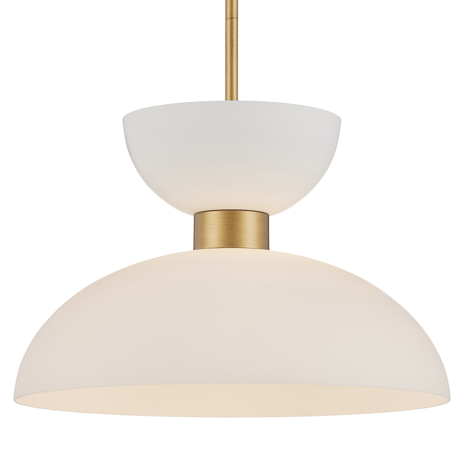 Currey & Co Zevio White Pendant