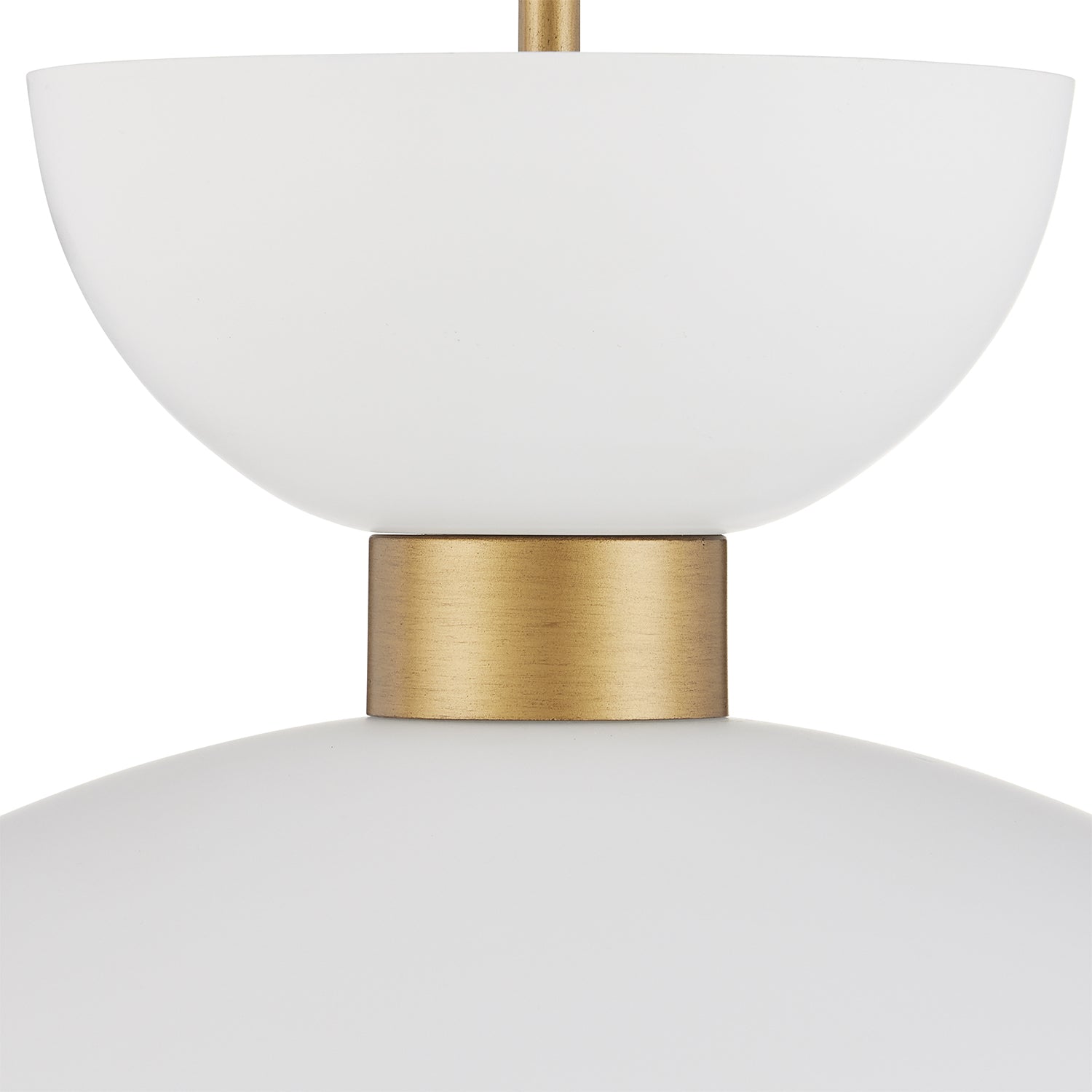 Currey & Co Zevio White Pendant