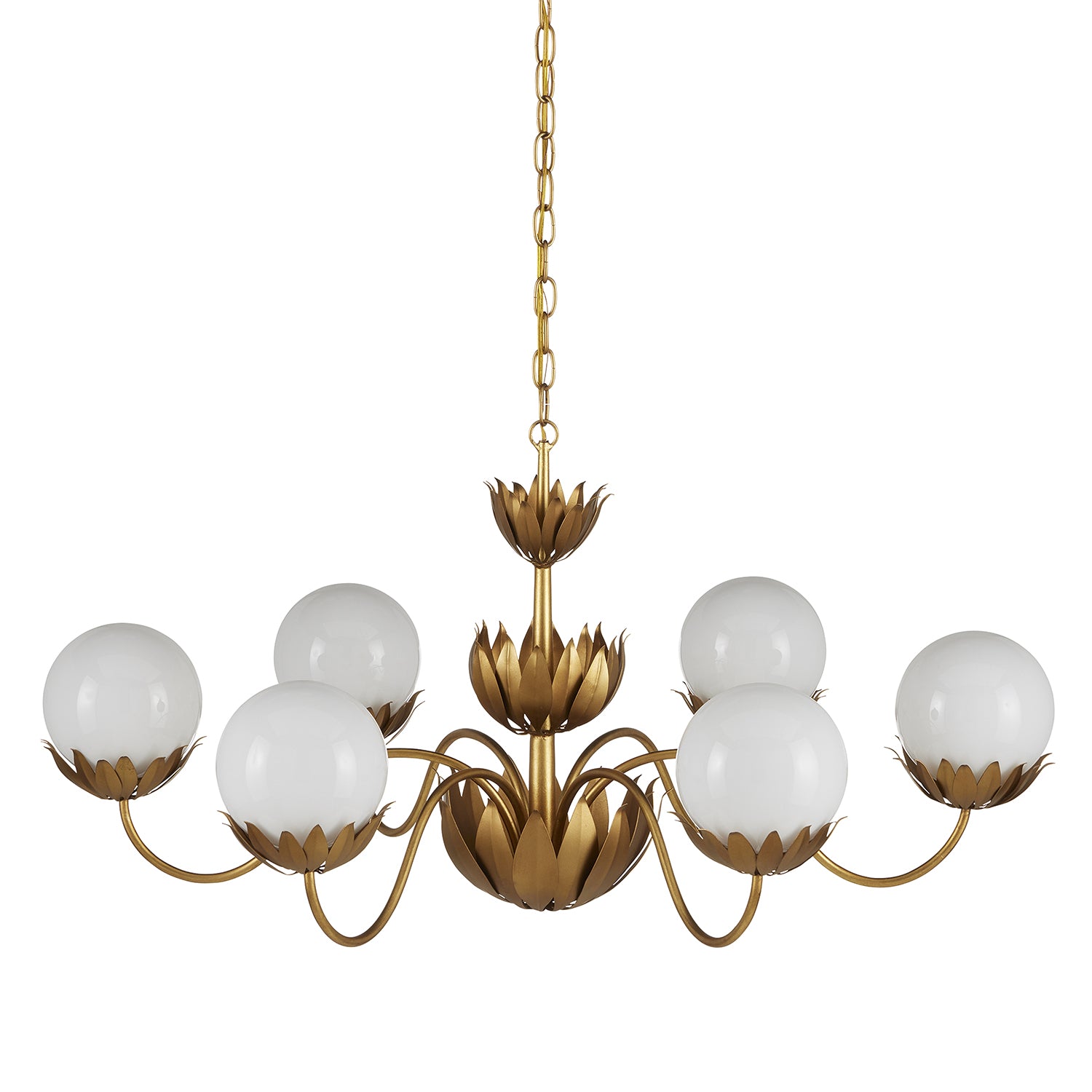 Currey & Co Mirasole Gold Chandelier