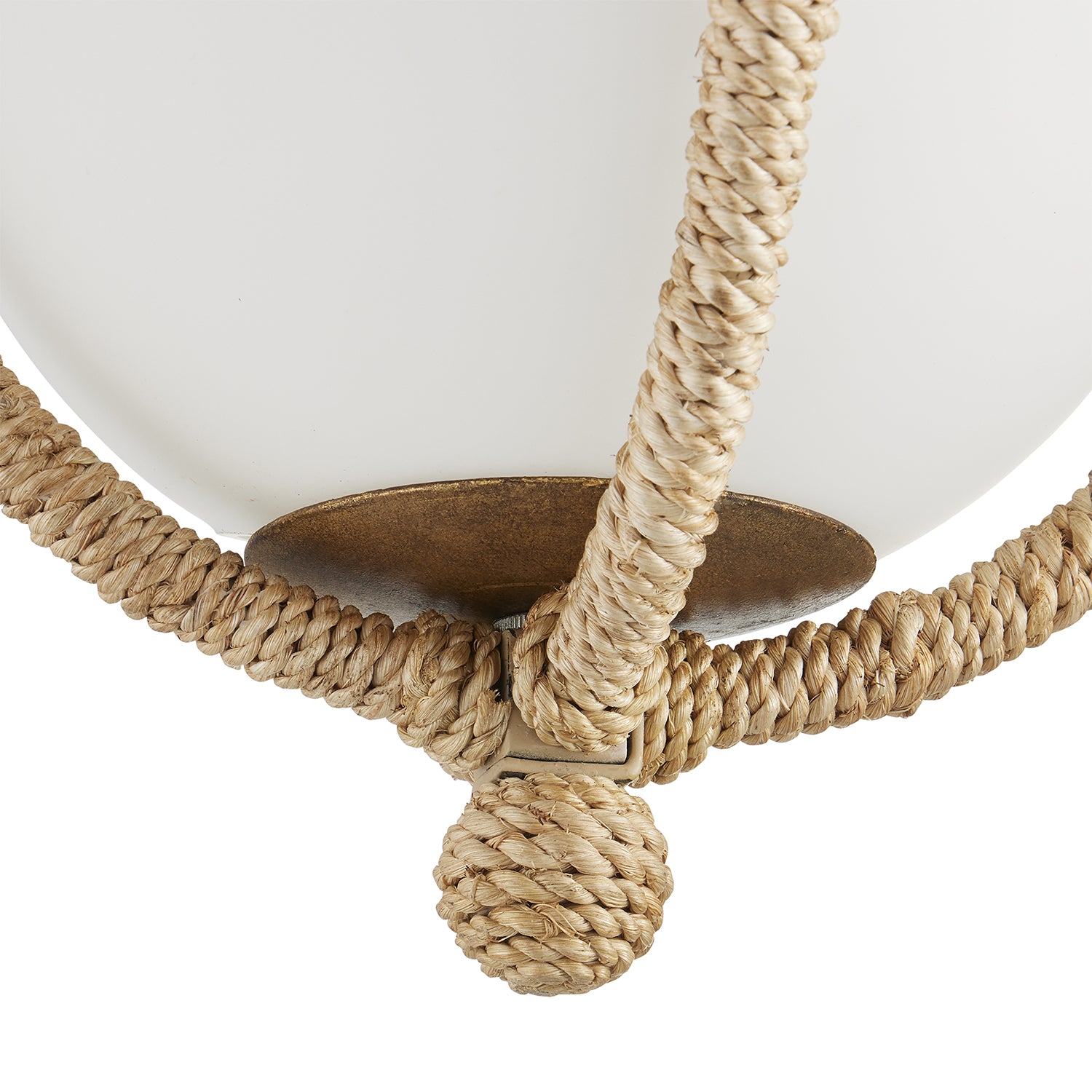 Currey & Co Passageway Rope Pendant