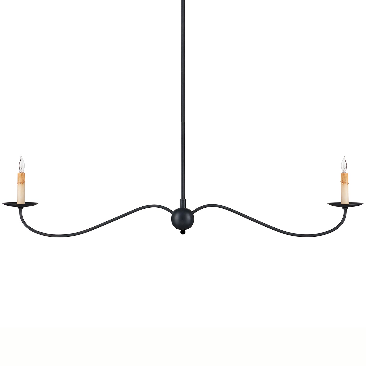 Currey & Co Saxon Linear Chandelier