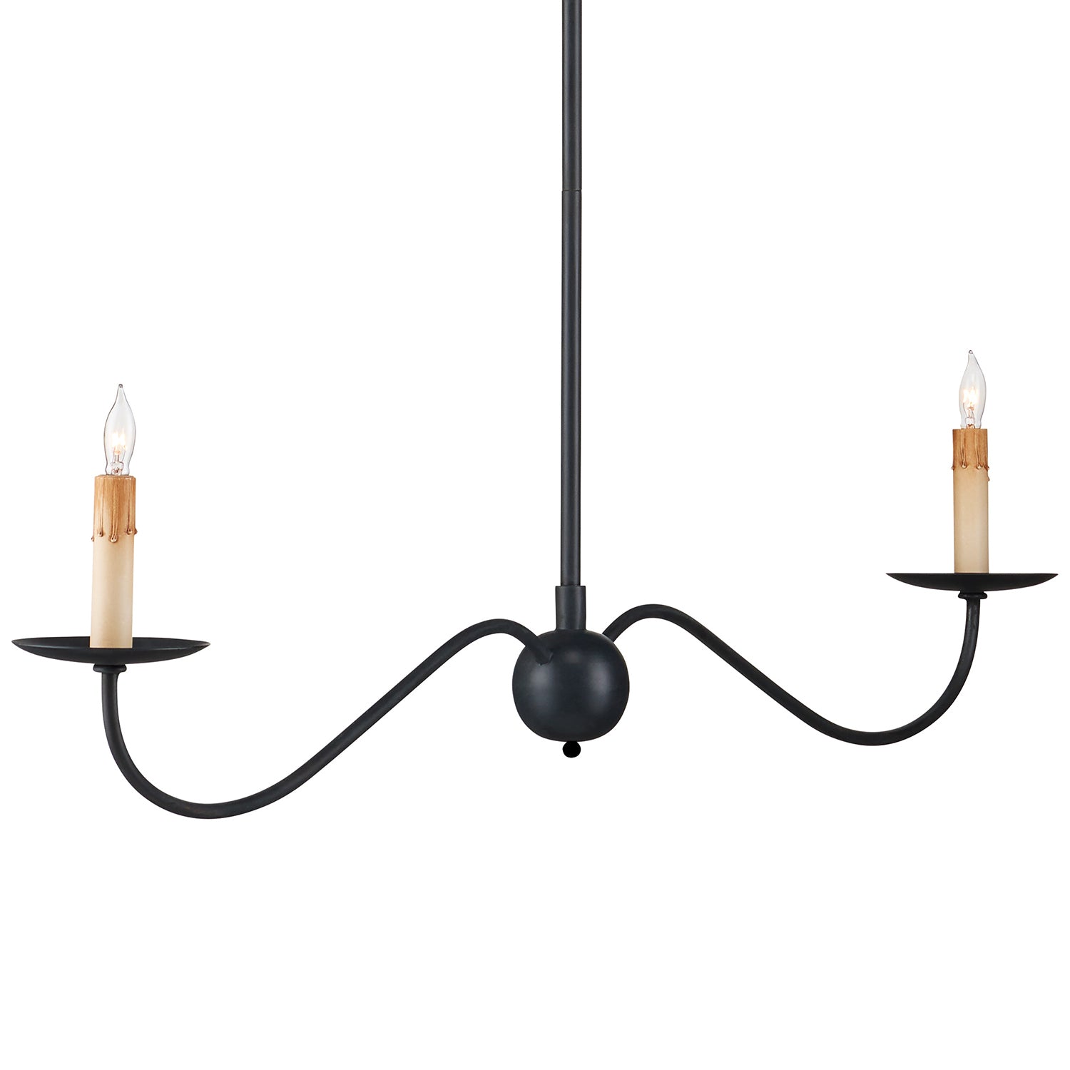 Currey & Co Saxon Linear Chandelier