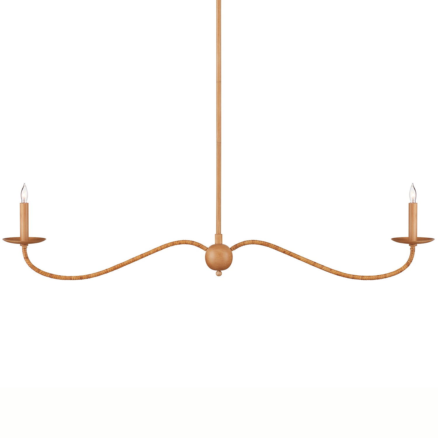 Currey & Co Saxon Linear Chandelier